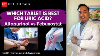 Which tablet is best for Uric Acid Allopurinol vs Febuxostat [upl. by Corbet400]