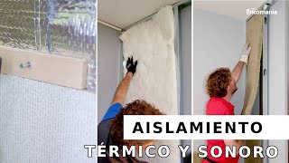 AISLAMIENTO térmico y sonoro de PARED 3 ejemplos prácticos con Bricomania [upl. by Hirsch]