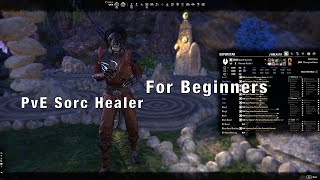 ESO Sorcerer Healer PvE Build for Beginners QuickGuide [upl. by Wilden117]