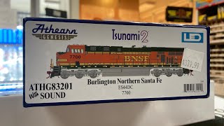 Athearn Genesis ES44DC Review BNSF H2 with Dcc and sound [upl. by Opaline]