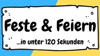 Bedeutung von Festen Feiern und Ritualen für Kinder in unter 120 Sekunden erklärt  ERZIEHERKANAL [upl. by Buckie]