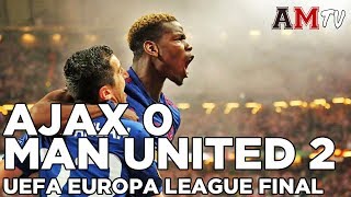 Ajax 02 Manchester United  GOALS Pogba Mkhitaryan [upl. by Naillimxam]