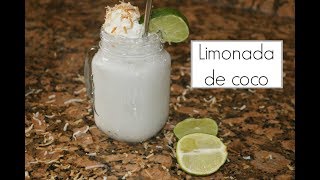 Limonada de coco  bebida para el verano Ros Emely [upl. by Latimer]