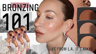 Bronzing 101 Makeup Tutorial  Live From LA It’s Nikki  Episode 29  Bobbi Brown Cosmetics [upl. by Morez]