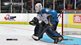 NHL 11 Gameplay  Be A Pro Goalie Mode and Hurricanes vs Ice [upl. by Naxela]