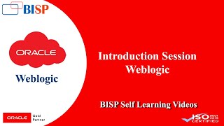 Weblogic Introduction Class [upl. by Ivie]