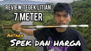 REVIEW TEGEK LITIAN GHUZEXI 700 cm  ANTARA SPEK DAN HARGA [upl. by Aihsotal]