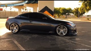 Infiniti G37s on 20quot Vossen VVSCV5 Concave Wheels  Rims [upl. by Vania]