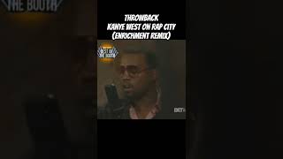 Kanye West on Rap City kanyewest freestyle hiphop remix throwback rap music shorts [upl. by Zeke]