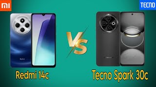 Redmi 14C vs Tecno Spark 30C  Full comparison  One is better [upl. by Diahann]