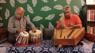 Raga hemant tin tal Maddy amp jhala Santoor amp tapash tablaa Kanti [upl. by Eniaral947]