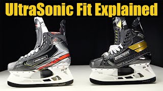 Bauer Supreme UltraSonic Hockey Skates New Fit 1 2 and 3 Explained [upl. by Ahseinaj]