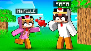 Je RENCONTRE ma FILLE sur Minecraft [upl. by Rheta]