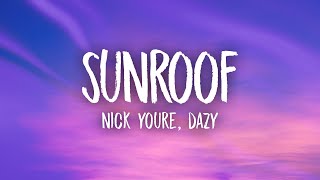 Nicky Youre dazy  Sunroof Lyrics [upl. by Zilvia530]