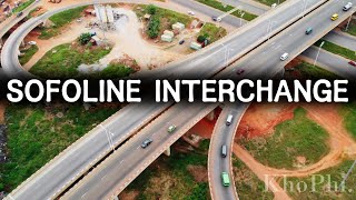 Sofoline Interchange Kumasi  Landmarks 4K  Aerial Ghana [upl. by Orna]