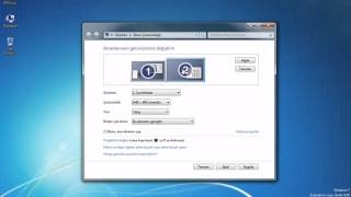 Windows 7 Eğitim Seti 57  Harici Ekran Ayarlarını Yapma [upl. by Akehsar]