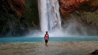 Havasupai Falls  Backpacking to incredible waterfalls in Arizona [upl. by Eiuqram]