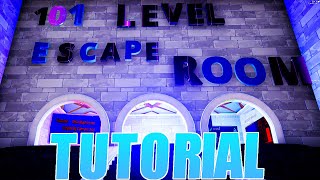 101 LEVEL ESCAPE ROOM 1000 IQ MampA All Levels Fortnite Tutorial [upl. by Strephonn278]