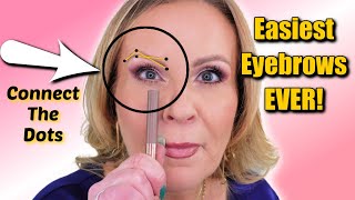 Easy Eyebrow Tutorial for Beginners amp Women 40 to 65 [upl. by Raffin385]