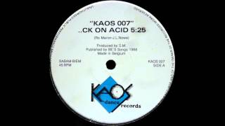 Acid New Beat  Kaos 007  Rock on Acid [upl. by Tillie723]