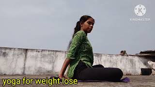 7 Days ChallengeYoga for Weight Lose। [upl. by Norod]