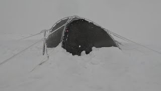 Camping in a Scottish winter up Lochnagar in the Nortent Vern 1 [upl. by Tebasile]