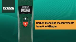 Introducing the Extech CO15 Carbon Monoxide CO Meter [upl. by Lashoh]