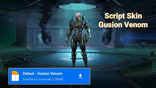 Script skin Gusion Venom  FULL EFFECT VOICE  NO PW [upl. by Pine]