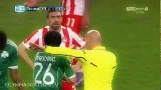 Maniatis Psycho Face  Panathinaikos vs Olympiacos 01 [upl. by Nahraf]