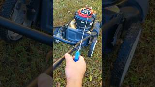 Prepping For Outside Winter Mower Storage mower shorts [upl. by Rombert]