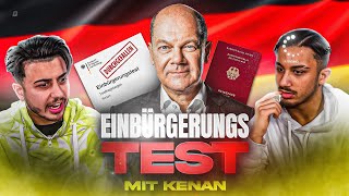 KENAN WILL DEN DEUTSCHEN PASS 🇩🇪 ICON 5 EINBÜRGERUNGSTEST [upl. by Aholla]