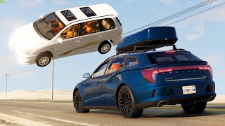 Will these Cars still Drive after Crashing 🤣 174  BeamNG Drive  CRASHdriven [upl. by Nylrebma]