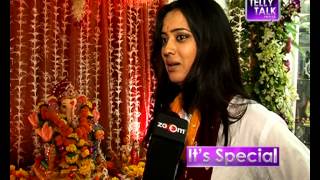 Shweta Tiwaris first Ganpati after her marriage to Abhinav [upl. by Nylynnej]