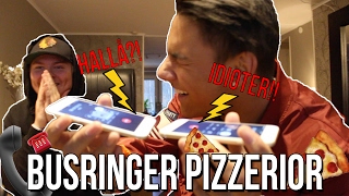 BUSRINGER TVÅ PIZZERIOR SAMTIDIGT BEST PRANKCALL [upl. by Libys]