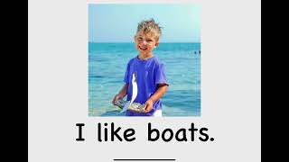 Preschool storytime  Kids book read aloud  I Like Boats [upl. by Eiddam]