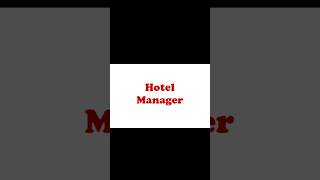 Secret of Successful Hotel Manager  अच्छा होटल मैनेजर hotels manager vitalshorts ihm resort [upl. by Groveman]