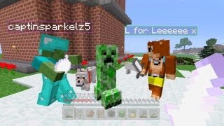 Minecraft Xbox  The Friendly Creeper 53 [upl. by Nachison623]