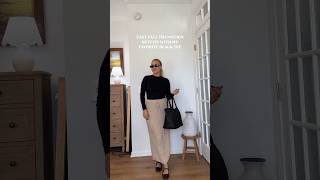 Easy Fall transition outfits with my favorite black tee amazonstyle fallfashion ootd [upl. by Nyer460]