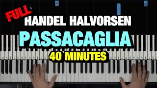 HOW TO PLAY PASSACAGLIA BY HANDELHALVORSEN  PIANO TUTORIAL LESSON FULL PIANO SOLO [upl. by Floeter]