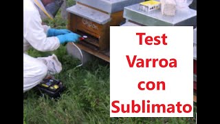 Test Varroa con Sublimato Acido Ossalico  Controllo della covata e delle scorte [upl. by Westfall345]