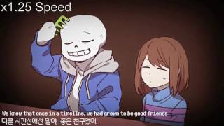 Frisk Stronger Than You Animated Sped Up [upl. by Shurwood200]