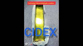 Activated Glutaraldehyde solution CIDEXClinicallife [upl. by Maletta]