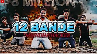 12 BANDE X MRINDIANHACKER ATTITUDE SONGS LYRICS [upl. by Keily]