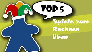 Top 5 Spiele zum Rechnen üben  Mathe lernen [upl. by Fulbert]