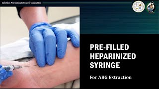 Pre filled Heparinized Syringe for ABG Extraction [upl. by Nevai]