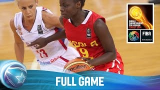 Serbia v Angola  Full Game  Group D  2014 FIBA World Championship for Women [upl. by Ymeraj7]