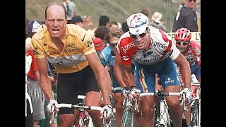 🏔️ Epic Battle Riis vs Indurain at Hautacam Tour de France 96 🚴‍♂️🔥 [upl. by Abagael]