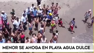 Chorrillos menor desapareció tras ingresar al mar en playa Agua Dulce [upl. by Iinde]