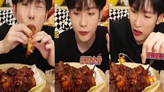 ASMR MUKBANG  Snail Noodles Convenience Store Skewers Fried Chicken Spicy Seafood [upl. by Abby]