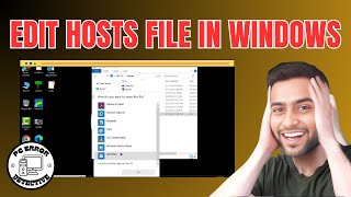 How To Edit Hosts File in Windows 10 [upl. by Tloc]